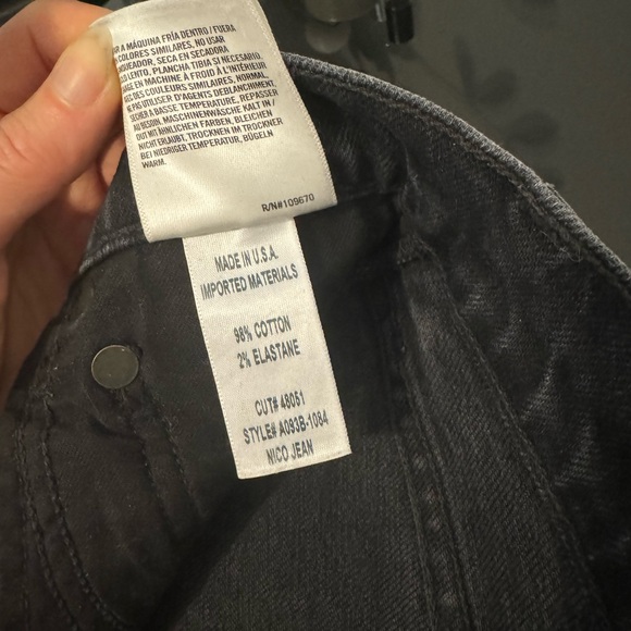 agolde jeans black 23 (skinny) - Picture 4 of 4